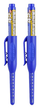 TOOL-0099 Ανεξίτηλος μαρκαδόρος σημαδέματος TOOL-0099 με μακριά μύτη, 45mm, μπλε, 2τμχ