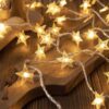 Ηλιακή γιρλάντα φωτισμού LED - Αστέρι - 5m+1m - 20D - 152851 - Warm White
