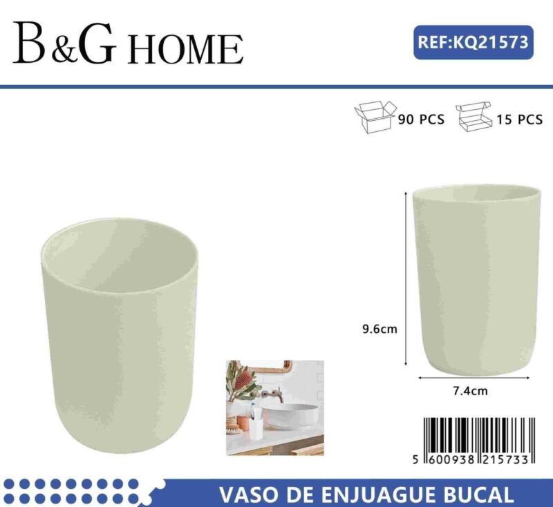 Θήκες οδοντόβουρτσας πλαστικές σε σετ 5Χ - Beige - 21573