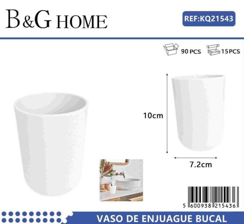 Θήκες οδοντόβουρτσας πλαστικές σε σετ 5Χ - White - 21543