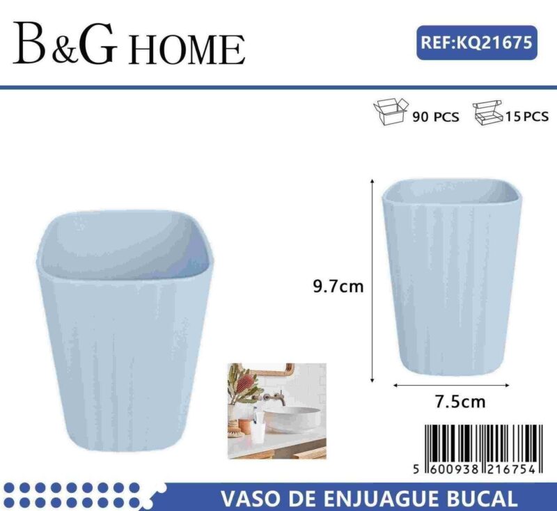 Θήκες οδοντόβουρτσας πλαστικές σε σετ 5Χ - Light Blue - 21675