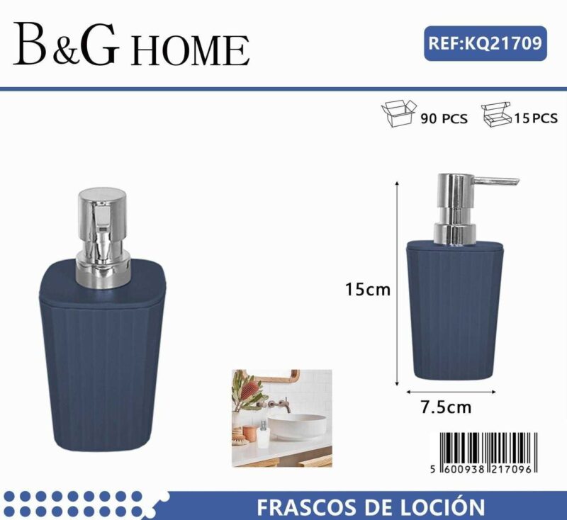 Θήκες κρεμοσάπουνου Dispenser πλαστικές - Σετ 5pcs - Blue - 21709