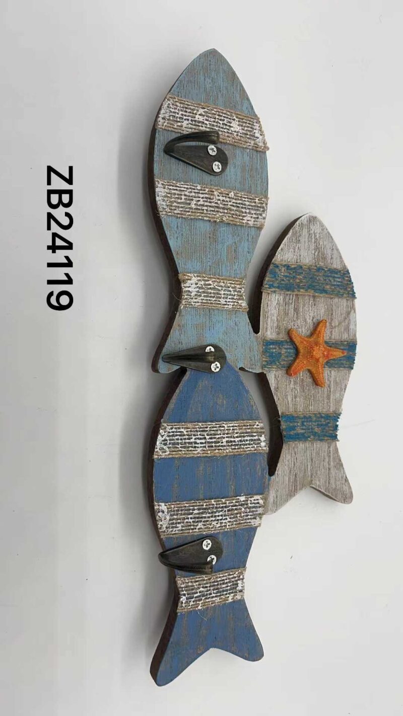 Σετ διακοσμητικά Souvenir - Κρεμάστρα - ZB24119 - 4 τεμάχια - 251971