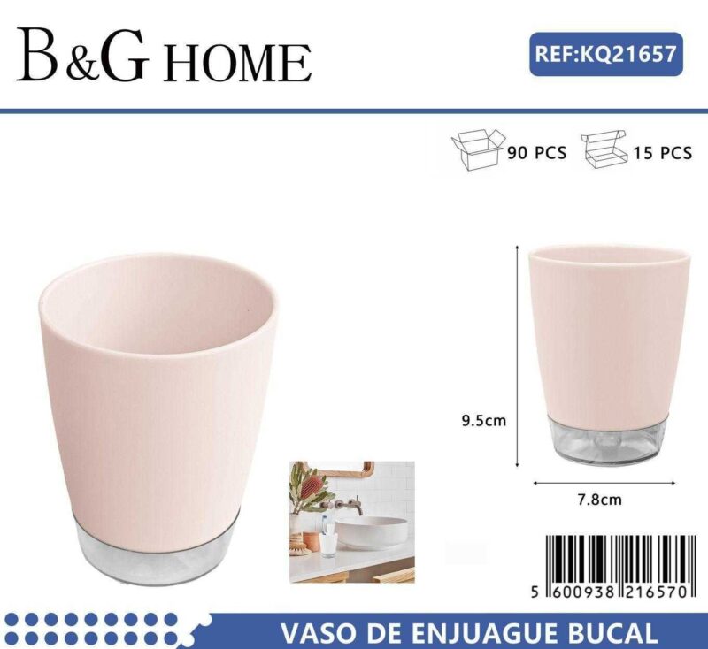 Θήκες οδοντόβουρτσας πλαστικές σε σετ 5Χ - Light Pink - 21657