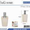 Θήκες κρεμοσάπουνου Dispenser πλαστικές - Σετ 5pcs - Beige - 21565