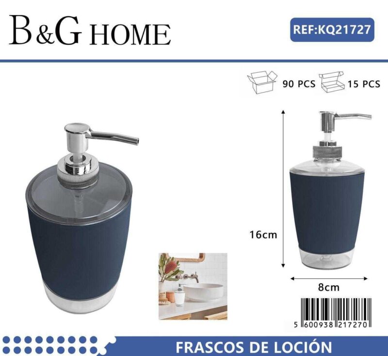 Θήκες κρεμοσάπουνου Dispenser πλαστικές - Σετ 5pcs - Blue - 21727