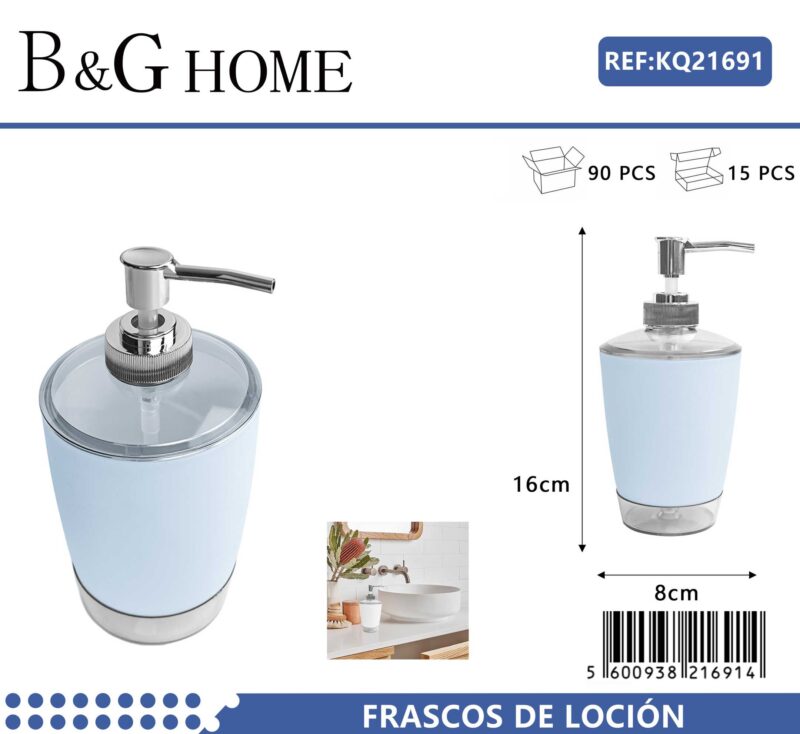 Θήκες κρεμοσάπουνου Dispenser πλαστικές - Σετ 5pcs - Light Blue - 21691