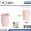 Θήκες οδοντόβουρτσας πλαστικές σε σετ 5Χ - Light Pink - 21644