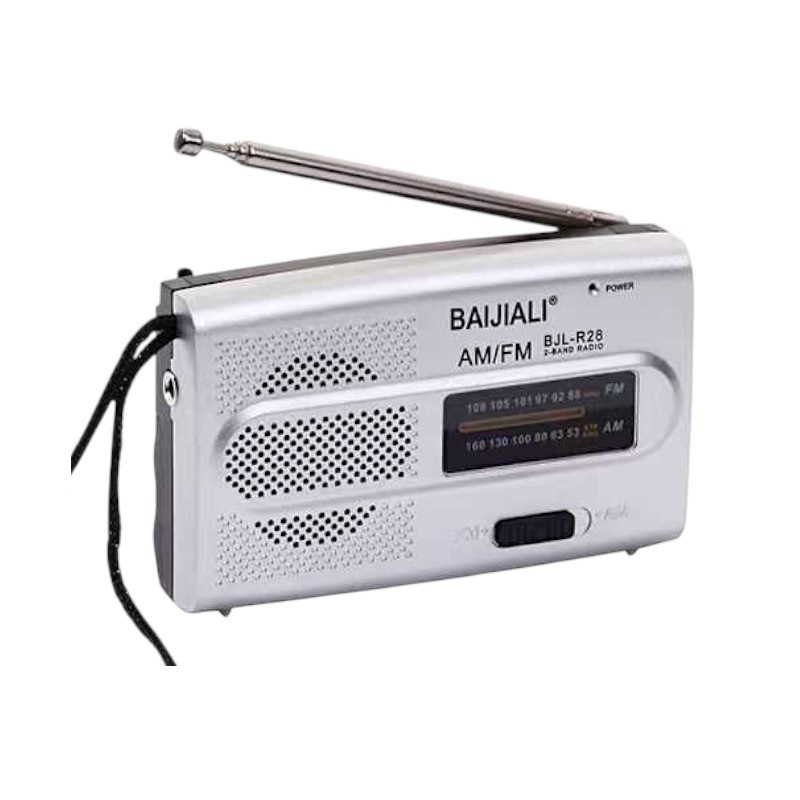 Φορητό ραδιόφωνο mini - PR-28 - 241366 - Silver